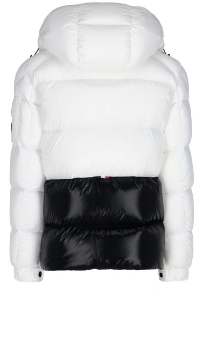 Shop Moncler Maures Hooded Down Jacket In White