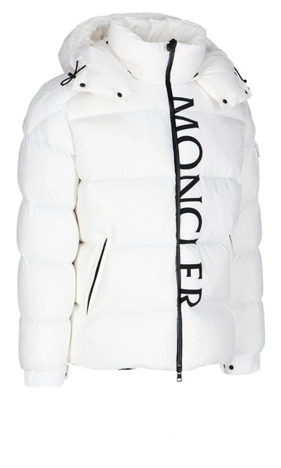 Shop Moncler Maures Hooded Down Jacket In White