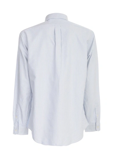 Shop Polo Ralph Lauren Striped Oxford Shirt In Multi