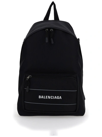 Shop Balenciaga Sport Crossbody Backpack In Black