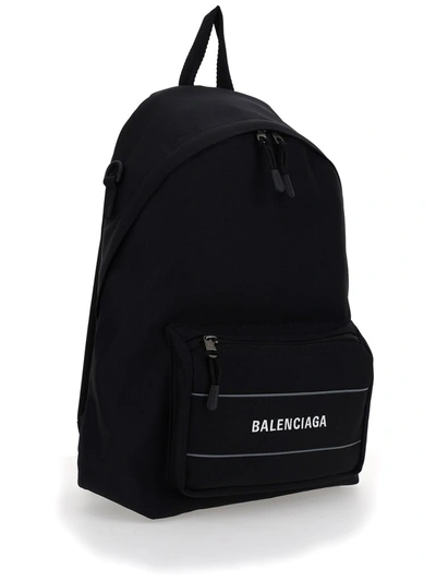 Shop Balenciaga Sport Crossbody Backpack In Black