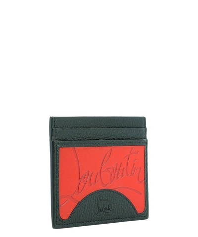 Shop Christian Louboutin Kios Cardholder In Black