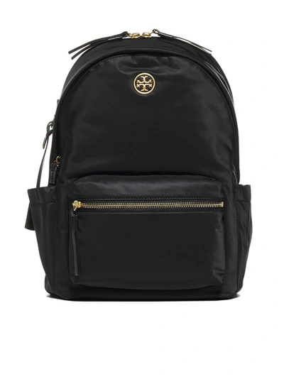 Shop Tory Burch Piper Zip Backpack In Black