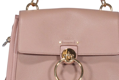 Shop Chloé Tess Day Small Shoulder Bag In Pink