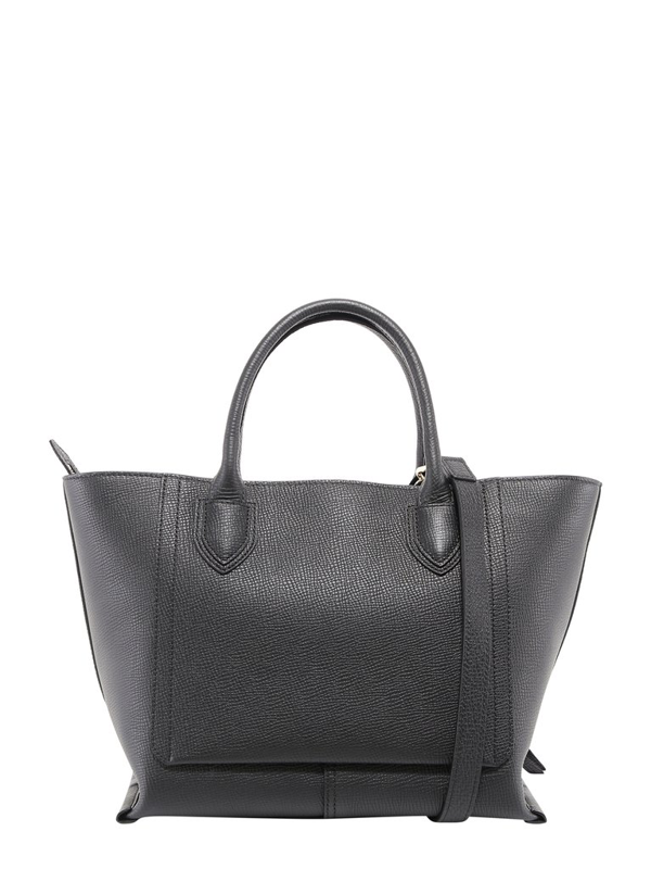 Longchamp Medium Mailbox Leather Top Handle Bag In Black | ModeSens