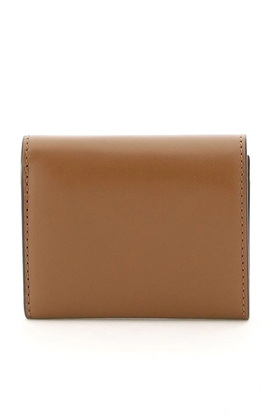 Shop Tory Burch Eleanor Mini Wallet In Brown