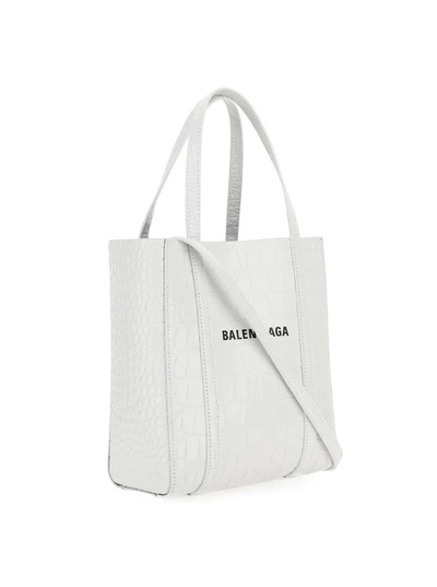 Shop Balenciaga Everyday Tote Xs Bag In White