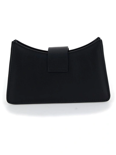 Shop Elleme Mini Baguette Shoulder Bag In Black