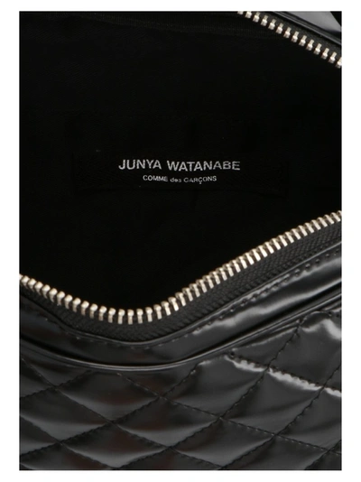 Shop Junya Watanabe Quilted Top Handle Bag In Black