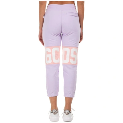 Shop Gcds Logo Sweatpants In Purple