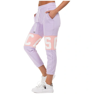 Shop Gcds Logo Sweatpants In Purple