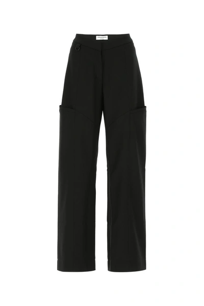 Shop Marine Serre Tailored Pants In Black