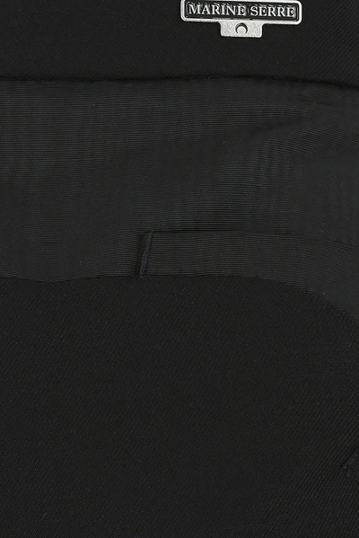 Shop Marine Serre Tailored Pants In Black