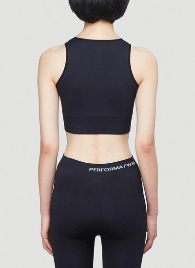 Shop Rick Owens Sling Sports Bra In Black