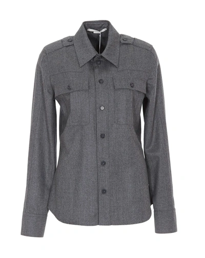 Shop Stella Mccartney Classic Hill Shirt In Grey