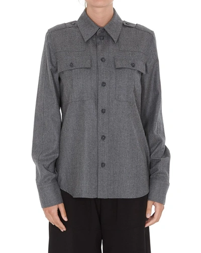 Shop Stella Mccartney Classic Hill Shirt In Grey