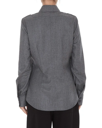 Shop Stella Mccartney Classic Hill Shirt In Grey