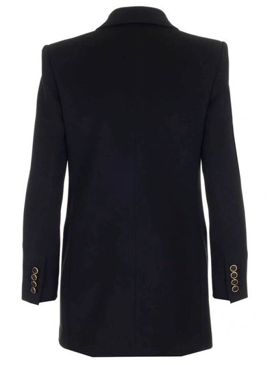 Shop Saint Laurent Tuxedo Jacket In Black