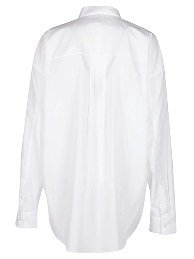 Shop Ann Demeulemeester Classic Oversized Shirt In White