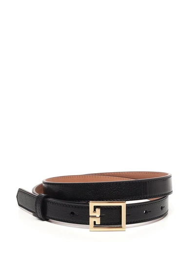 Shop Givenchy Double G Belt In Black