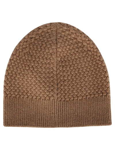 Shop Dolce & Gabbana Logo Embroidered Beanie In Beige