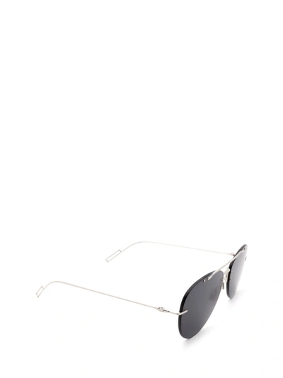 Shop Dior Eyewear Chroma1f Pilot Sunglasses In Silver