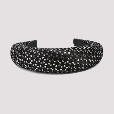 Shop Maison Michel Miwa Headband In Black