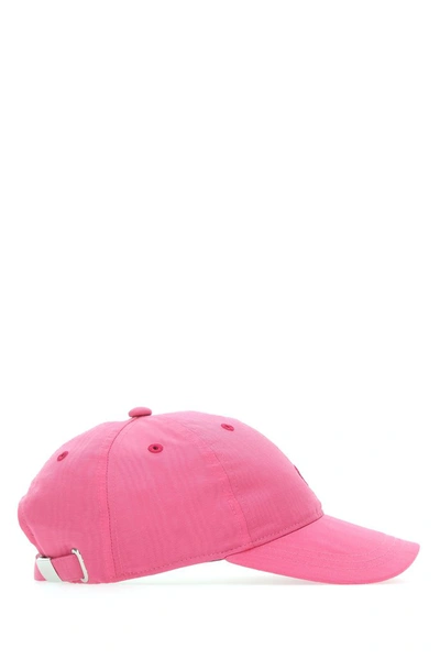 Shop Marine Serre Crescent Moon Cap In Pink