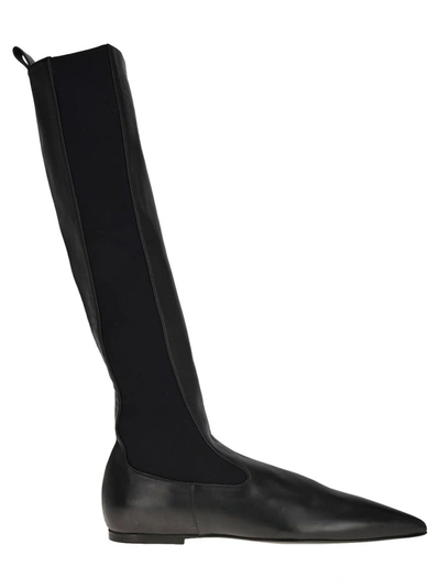 Shop Jil Sander Knee In Black