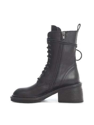 Shop Ann Demeulemeester Lace Up Boots In Black