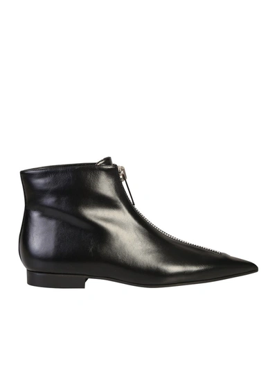 Shop Stella Mccartney Zip Ankle Boots In Black