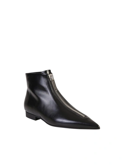 Shop Stella Mccartney Zip Ankle Boots In Black