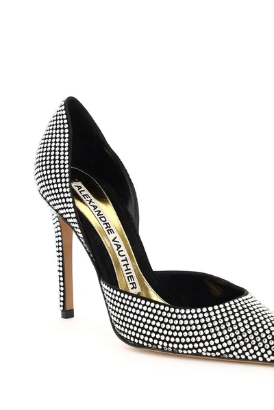 Shop Alexandre Vauthier Alex Crystal Pump In Silver