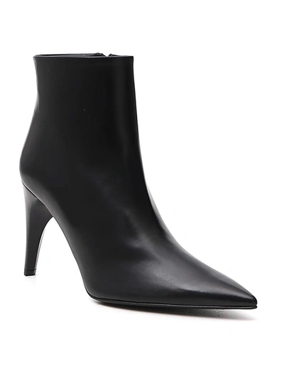 Shop Jil Sander Pointed Toe Boots In Black