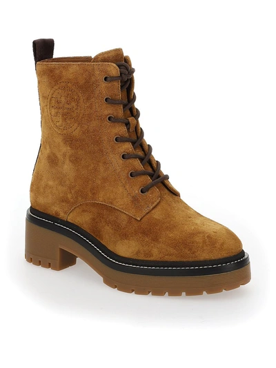 Shop Tory Burch Miller Ankle Boots In Brown