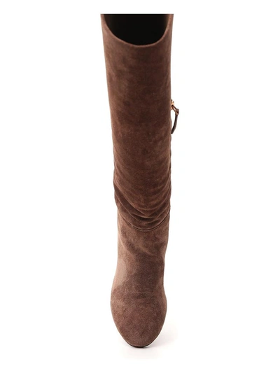 Shop Tory Burch Knee High Boots In Brown