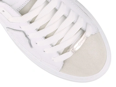 Shop Philippe Model Temple Veau Sneakers In White