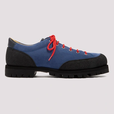 Shop Paraboot Montana Derby Shoes In Blue