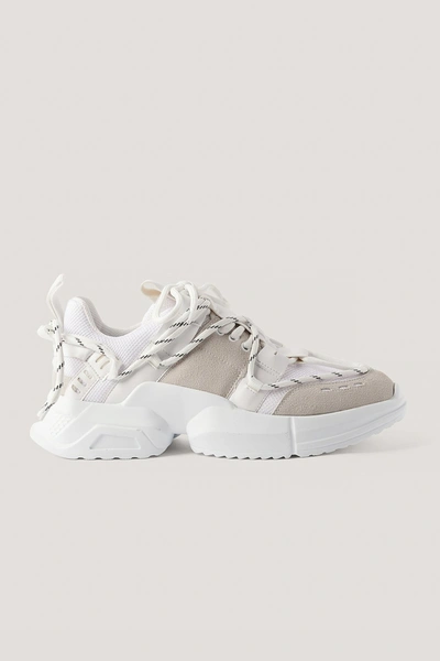 Shop Na-kd Criss-cross Lacing Trainers - White