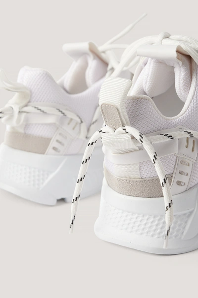 Shop Na-kd Criss-cross Lacing Trainers - White
