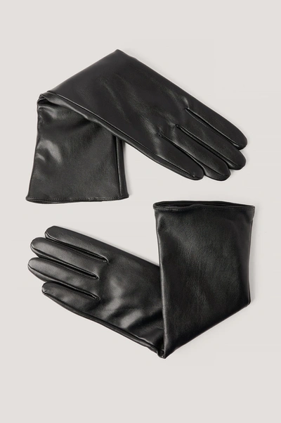 Shop Na-kd High Basic Gloves - Black
