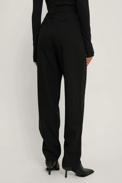 Shop Queen Of Jetlags X Na-kd Crossed Waist Suit Pants - Black