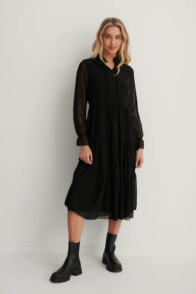 Shop Trendyol Carmen Long Dress Black