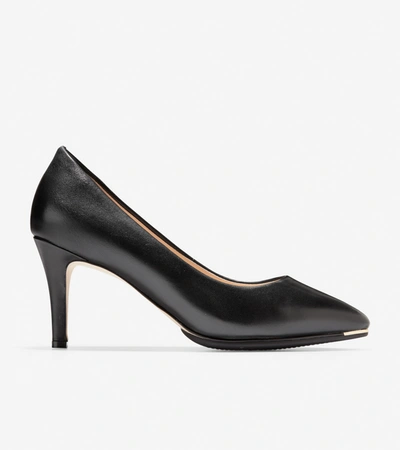 Shop Cole Haan Women's Grand Ambition Pump - Black Size 9 In Black Leather