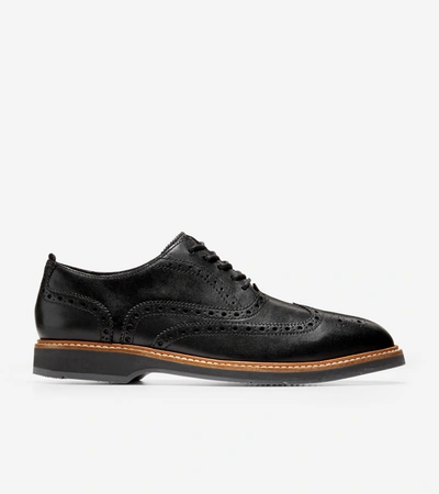 Shop Cole Haan Morris Wingtip Oxford In Black