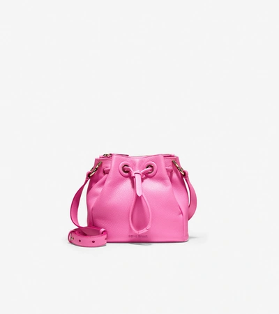 Cole Haan Grand Ambition Mini Drawstring Bag In Pink