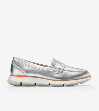 Shop Cole Haan 4.zerøgrand Loafer In Silver