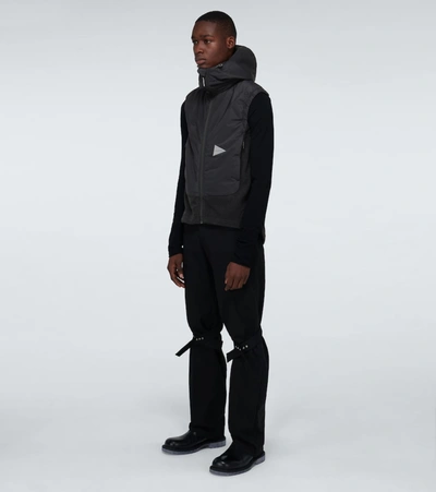 Shop And Wander Technical Fleece Vest In Black