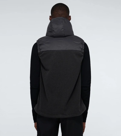 Shop And Wander Technical Fleece Vest In Black