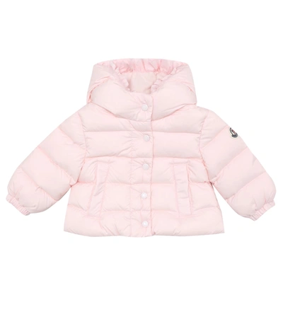 Shop Moncler Enfant Baby Nana Down Jacket In Pink